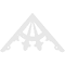 Ekena Millwork Pitch Riley Architectural Grade PVC Gable Pediment, 72"W x 42"H x 1"P (14/12) GPP072X042X100RIL - alternate 5
